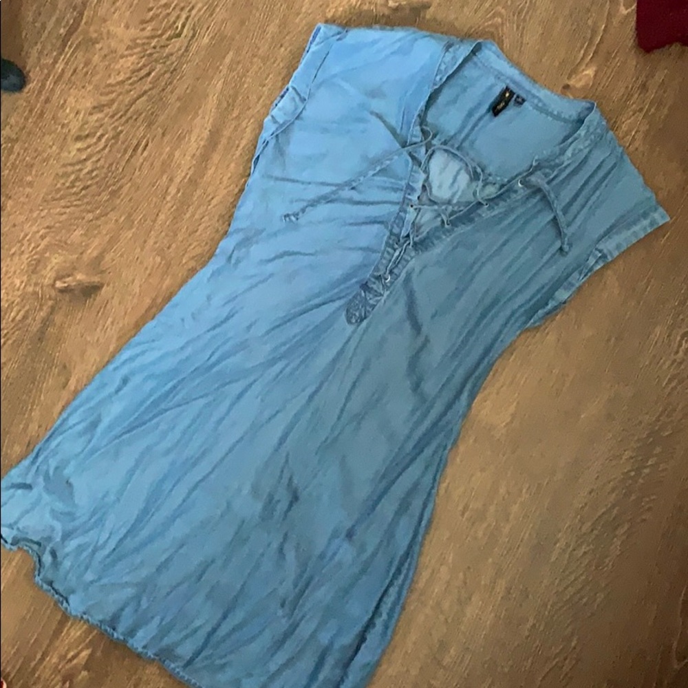 Super cute denim dress